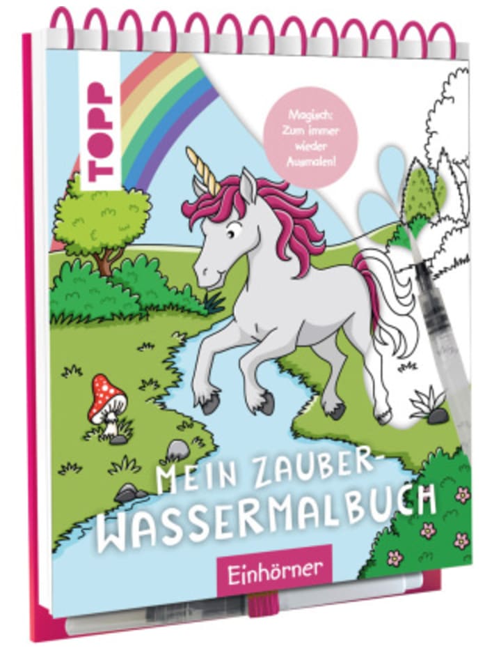 Buch - Mein Zauber-Wassermalbuch Einhörner