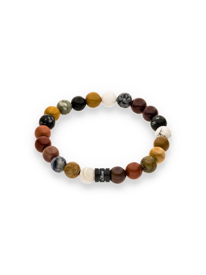 Armband Beads in hellbraun
