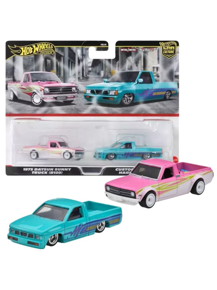 Datsun Sunny Truck & Custom Nissan Hardbody | Hot Wheels Premium Fahrzeuge
