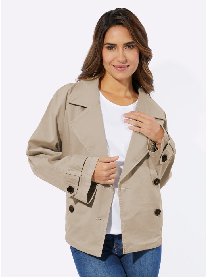 Trenchjacke in sand
