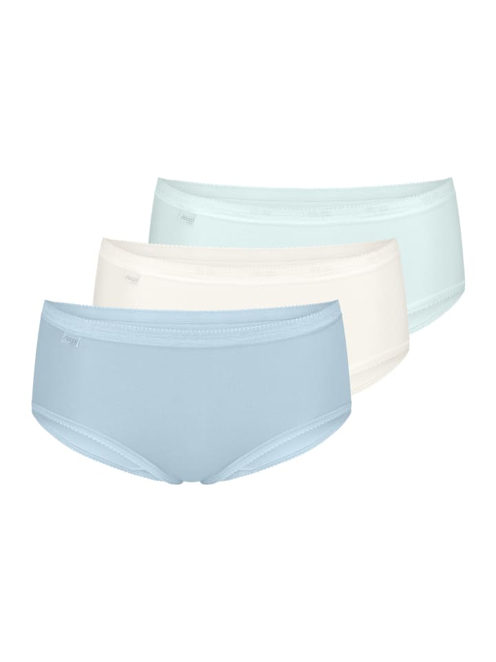 Midi Slip Basic+ in Sea blue Light