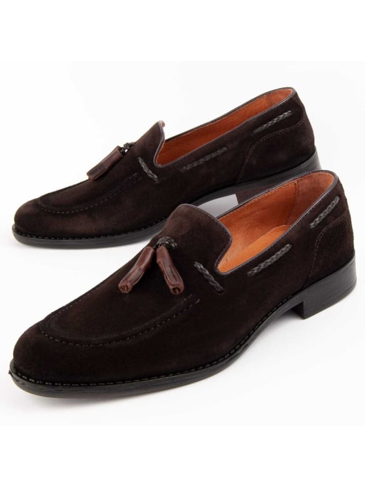 Mokassins Weiße Schuhe Moretto2 in Braun