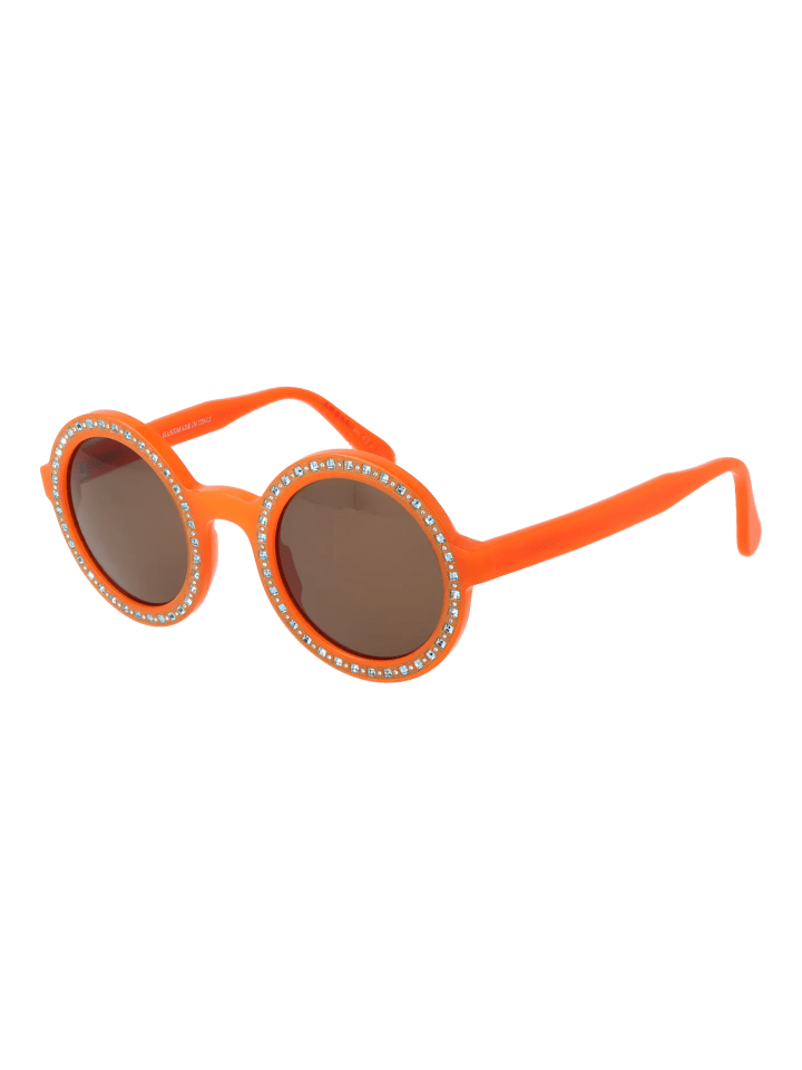 Unisex Sonnenbrillen Rund Orange