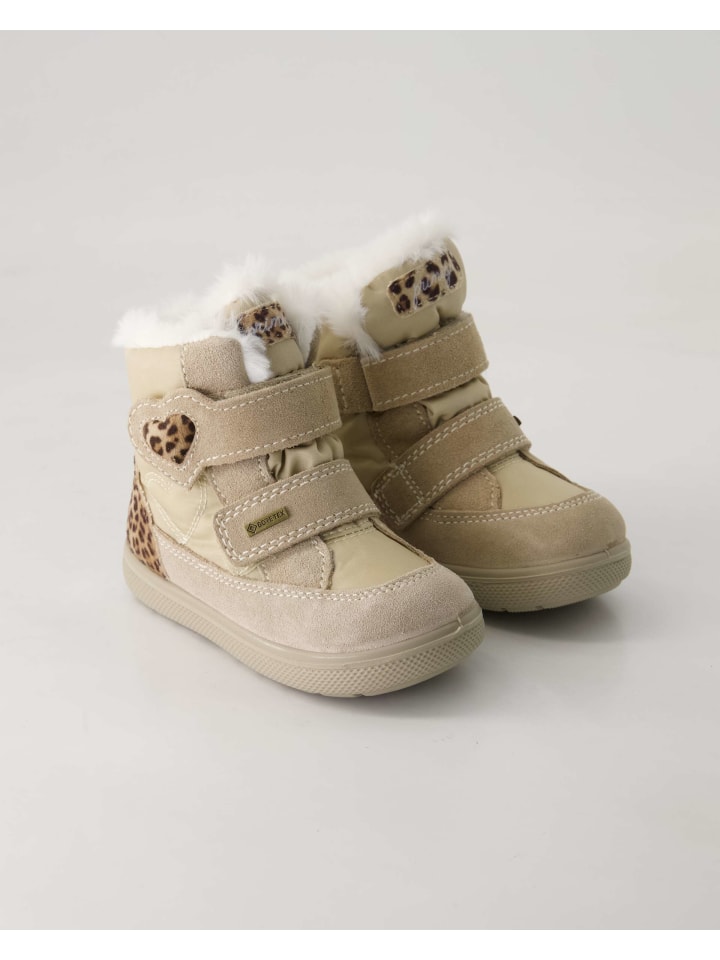 Klettstiefel in Beige