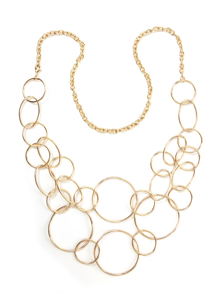 Lange Kette " Eliza " in gold