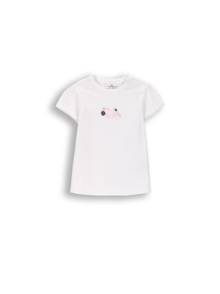 T-shirt mit kurzen Ärmeln in weiß