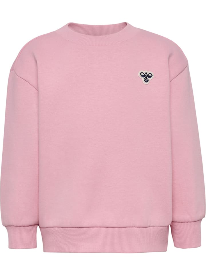 Kinder Hoodie "Mini Loose Crewneck Bee" in Pink