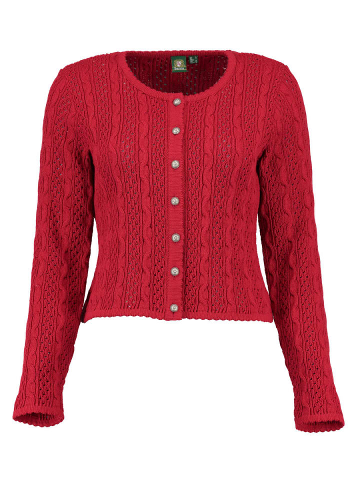 Strickjacke Tikepe in mittelrot
