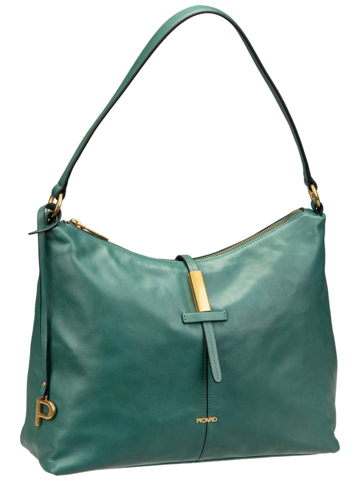 Schultertasche Whisper in Smaragd