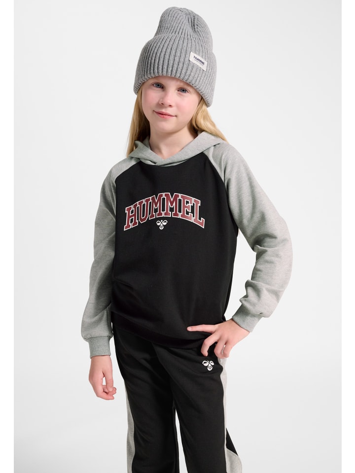 Kapuzenpullover Hmlessen Kinder in BLACK