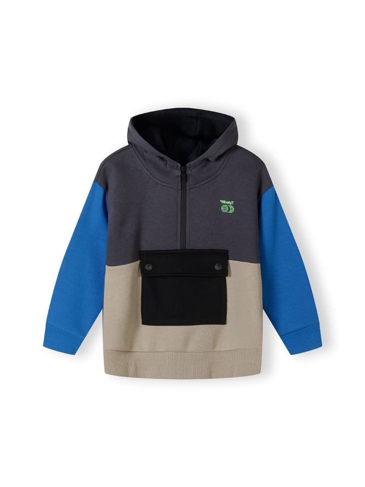 Hoodie 19fleece65 in dunkelgrau