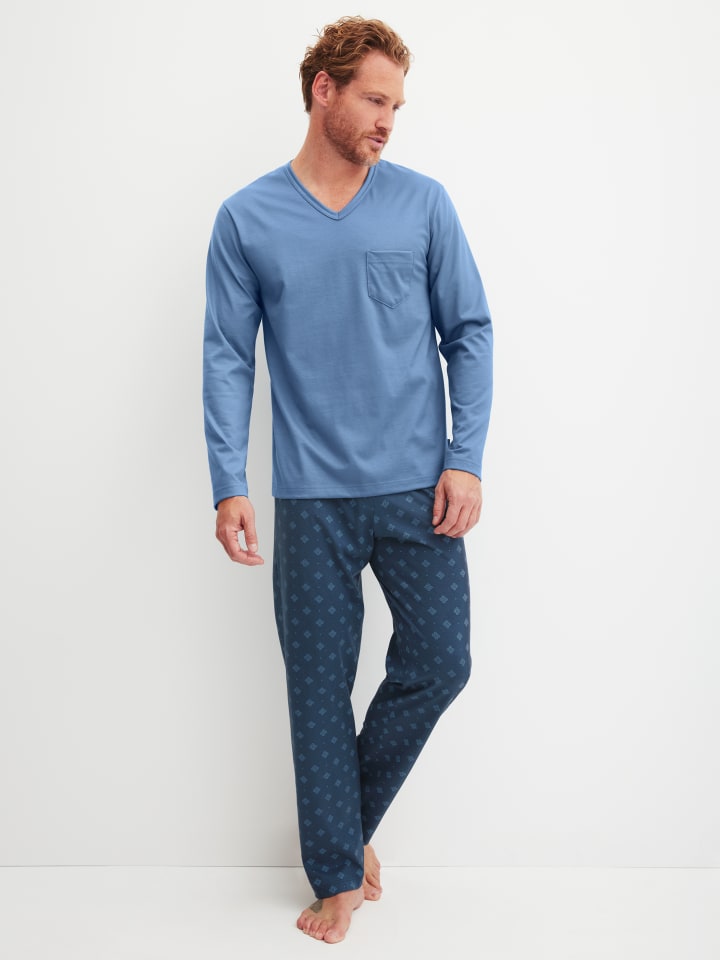 Pyjama in coronet blue