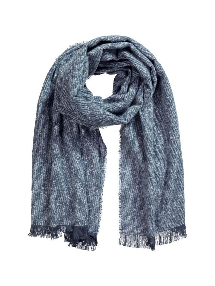 Schal in tintenblau