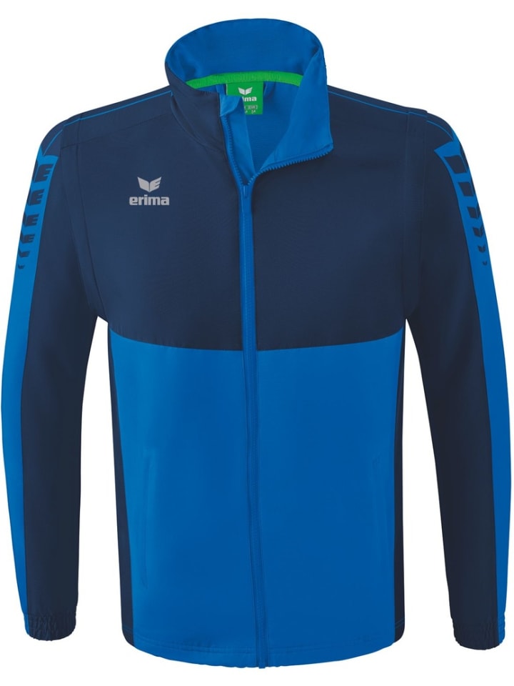 Trainingsjacke "Six Wings Jacke Mit Abnehmbaren Ärmeln" in Blau