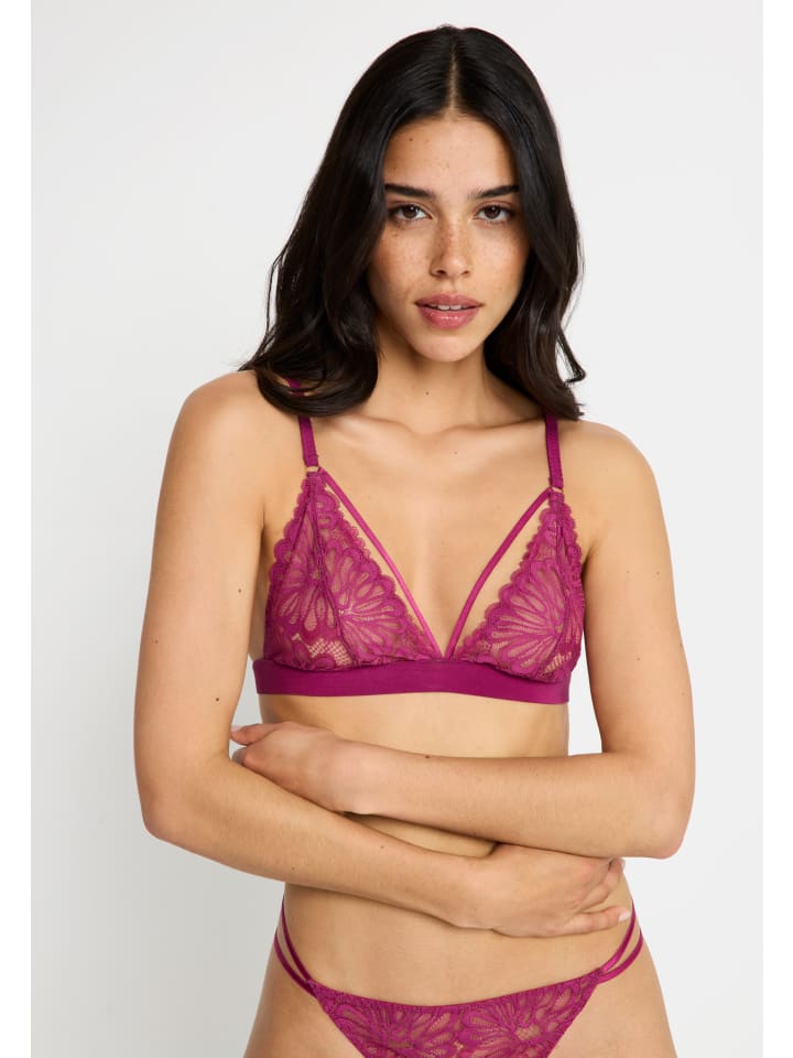 Bralette in deep berry