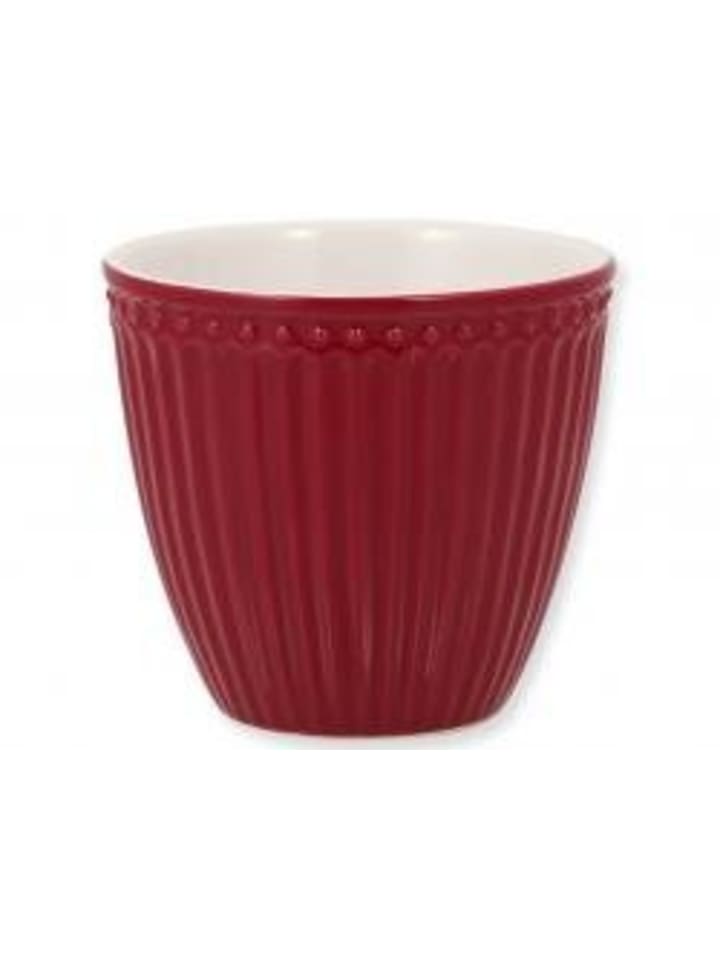 Latte Tasse Alice Everyday von in claret red