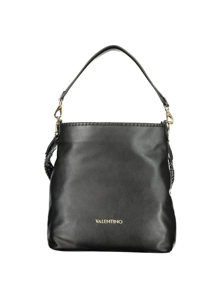 Schwarz Damen Tasche aus Polyurethan