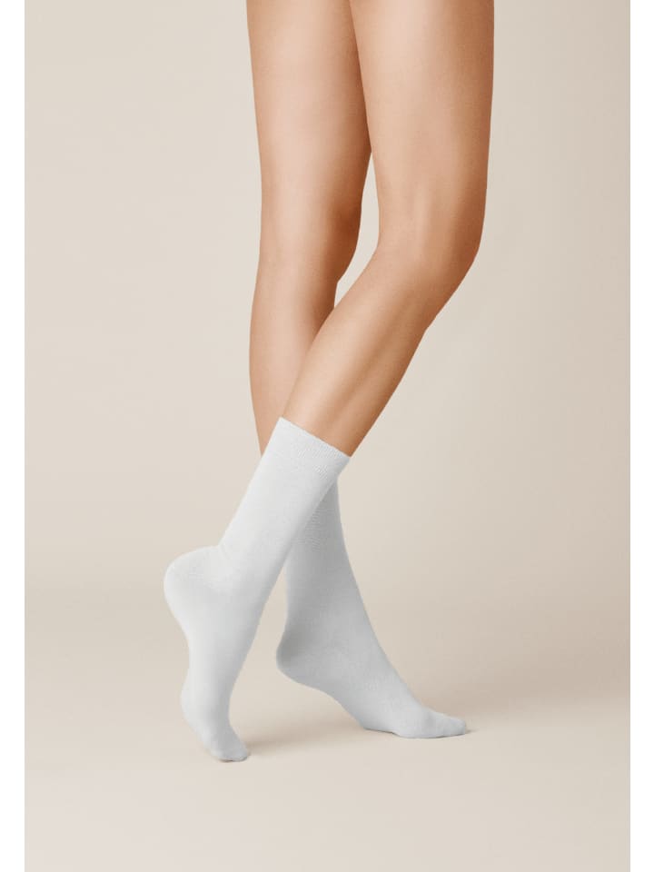 Socken Liz druckfrei in White