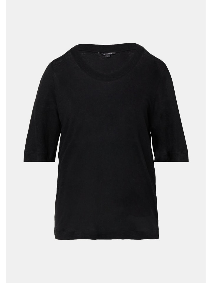 T-Shirt  in  9999_schwarz