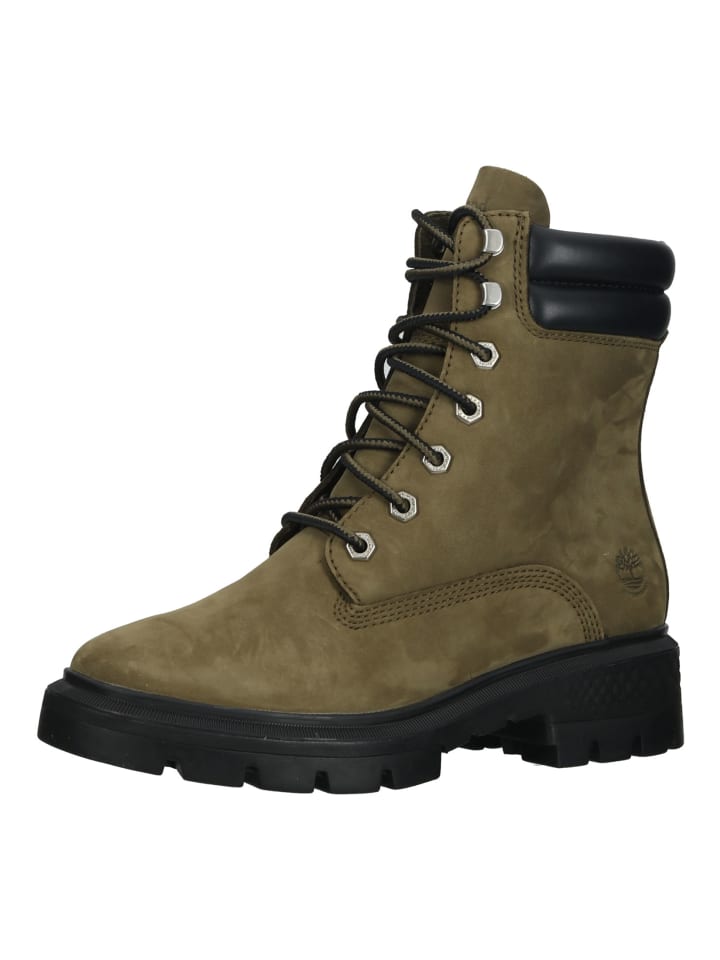 Stiefelette Olive