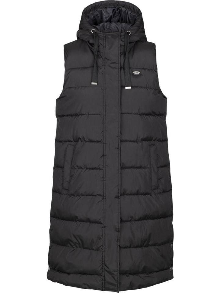 Weste "Leona Padded Gilet" in Schwarz