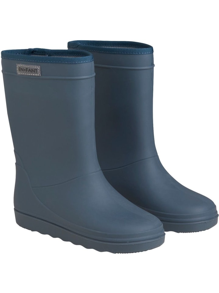 Kinder Gummistiefel "Rain Boots Solid" in Blau