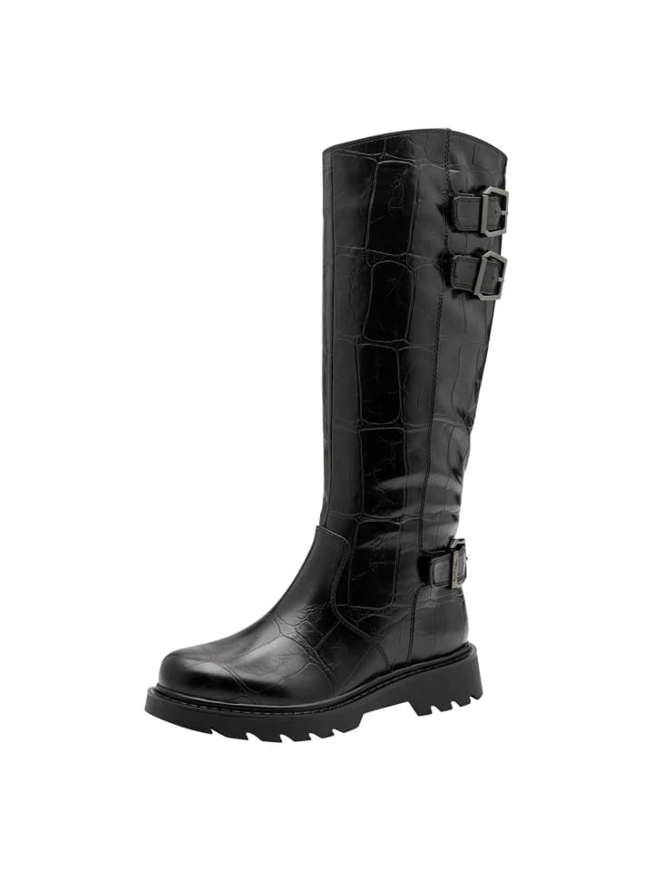 Stiefel in BLACK CROCO