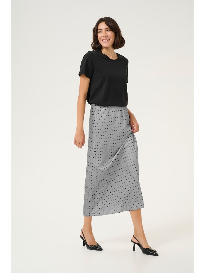 Freizeitrock KALOTTE Tight fit in Steeple Gray/Black Dot