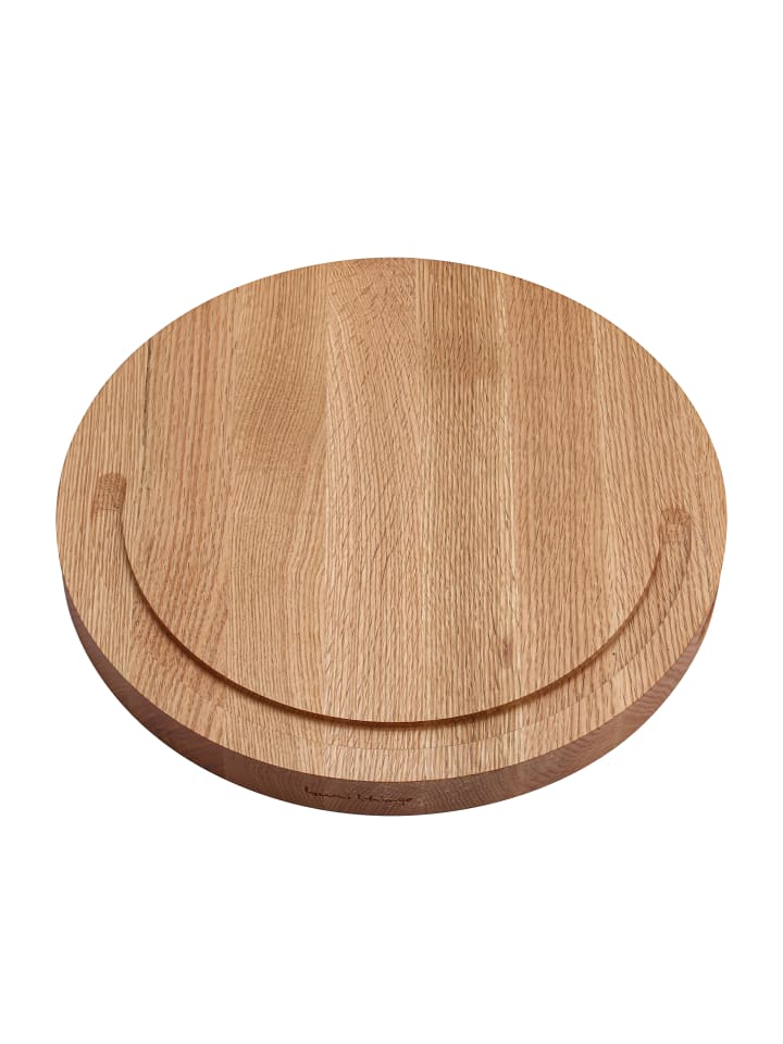 IZUMI ICHIAGO Rundes Schneidebrett - Ø 33,5cm, Eichenholz, Leinöl behandelt