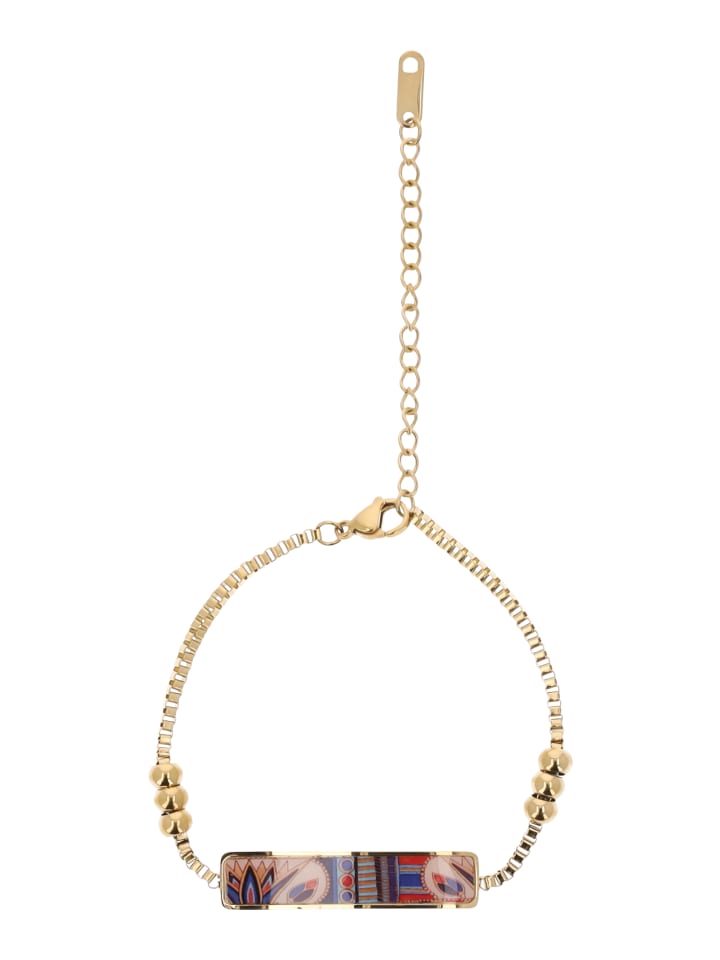 Women Bracelet in Gold Multicolor