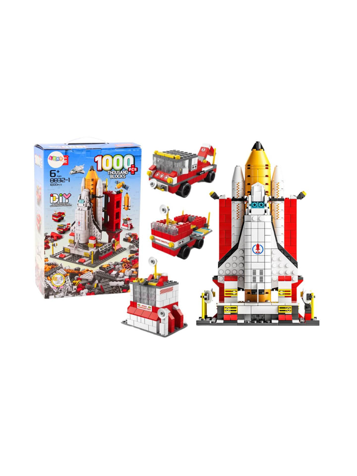 Bausteine ??Weltraumrakete 6in1 Raumfahrzeuge 1000 Stk.