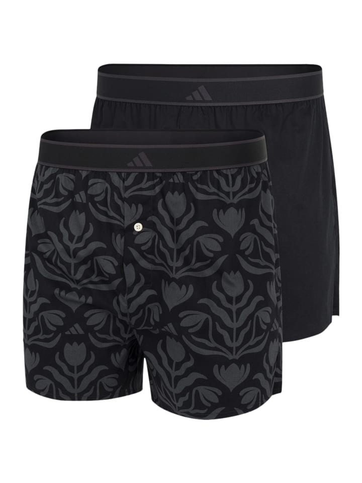 Boxershorts Active Woven in Schwarz