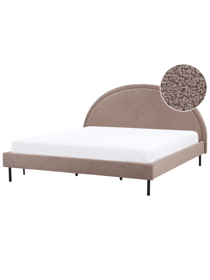 2-tlg Doppelbett MARGUT in Beige