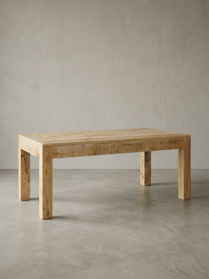 Couchtisch 110 x 60 x 47 cm Massiv-Holz Mango Natur