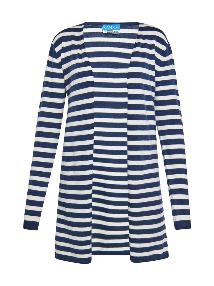 Damen Cardigan in MARINE WEISS