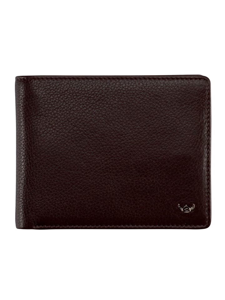 Capri Geldbörse RFID Schutz Leder 12.5 cm dunkelbraun
