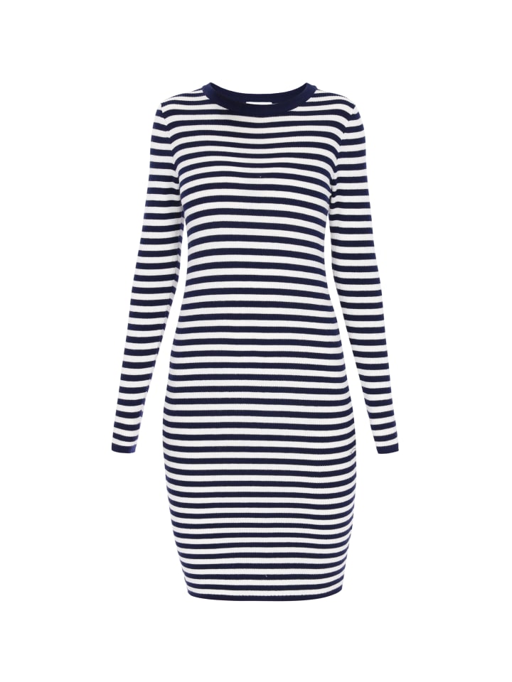 Women Dress in navy white