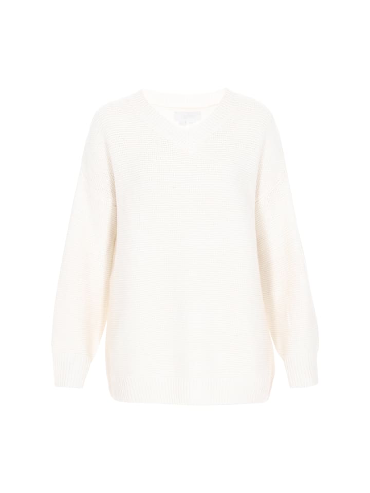 Women Sweater in offwhite melange