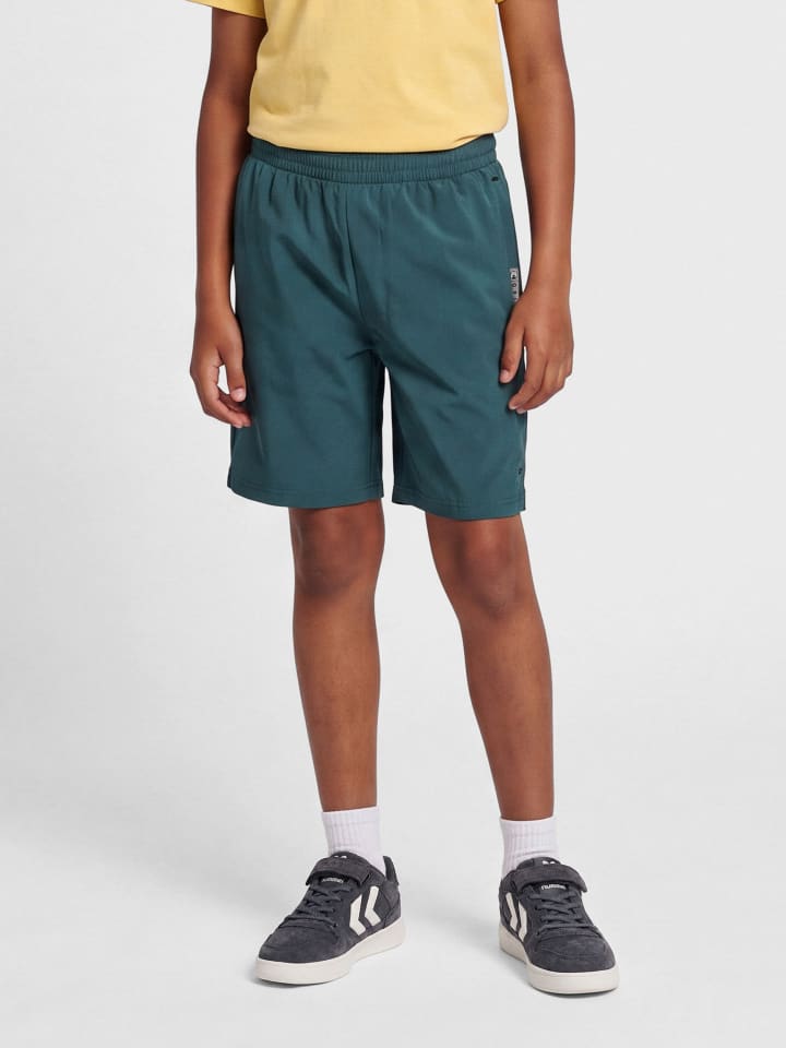 Verstellbare Taille Kurze Hose Hmlmove Kinder in DEEP TEAL