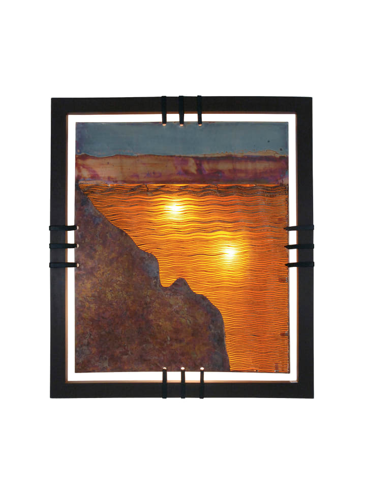Bilderleuchte "BILD" in bunt - (L)74 cm x (B)5 cm x (H)85 cm