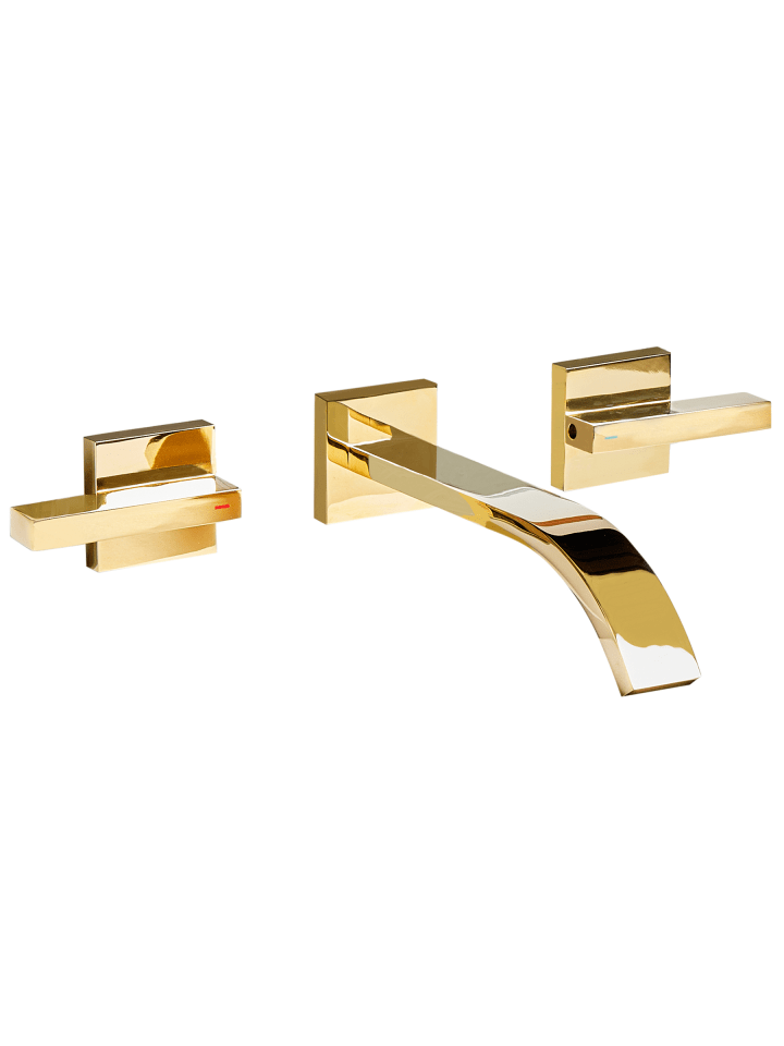 2-tlg Wasserhähne BERRACO in Gold