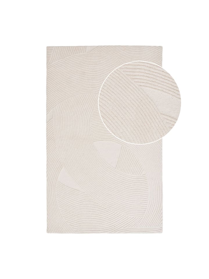 Teppich Pune Rohweiß 200 x 300 cm