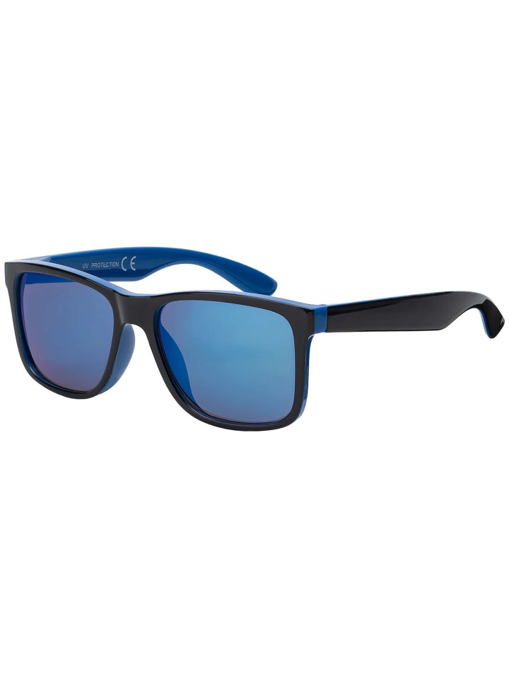 Kinder Sonnenbrille in Blau-Schwarz