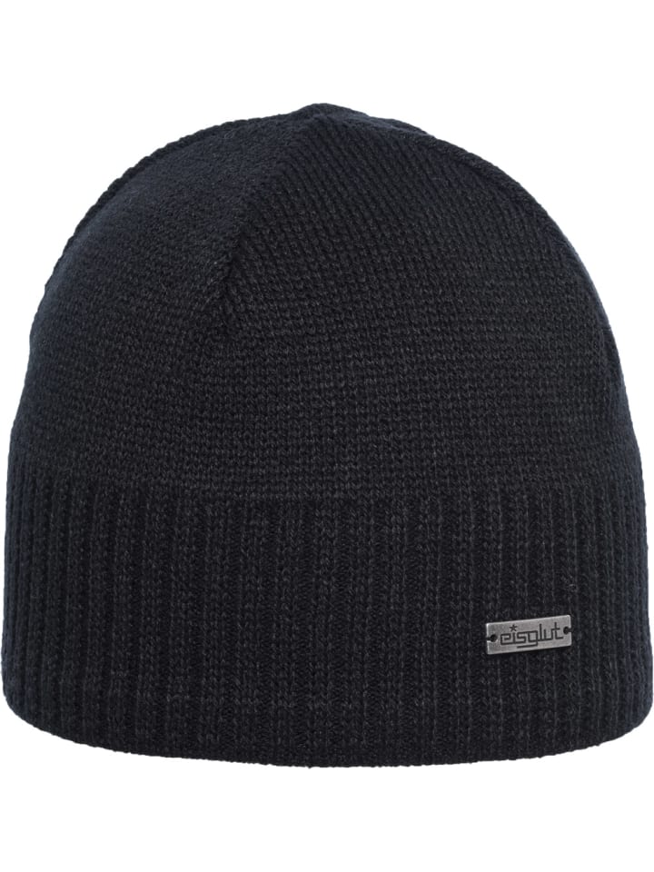 Strickmütze in schwarz