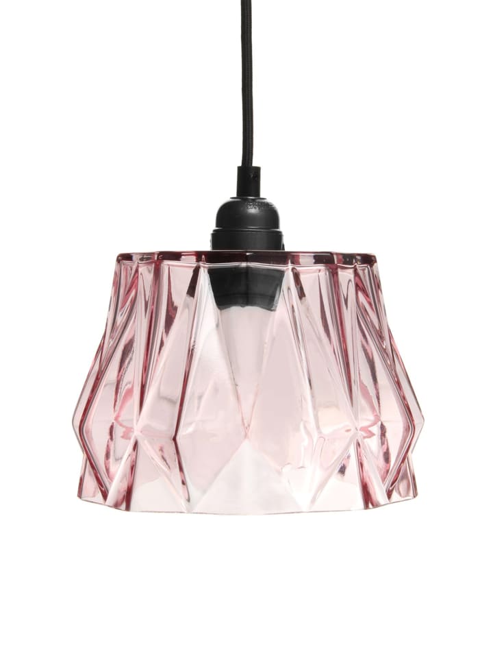 Hängelampe Aurea in rosa