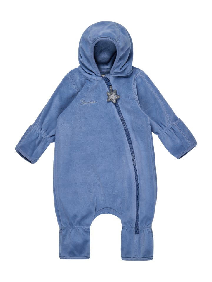 Overall Fleece in mittelblau