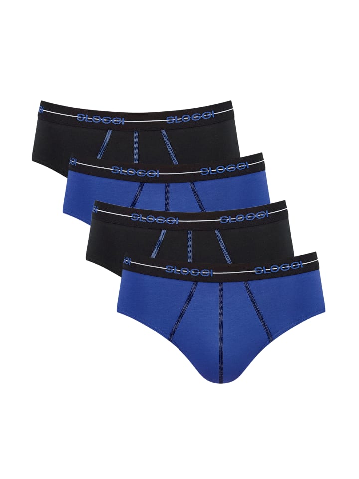 Midi Slip / Unterhose Start in Hellblau / Dunkelblau
