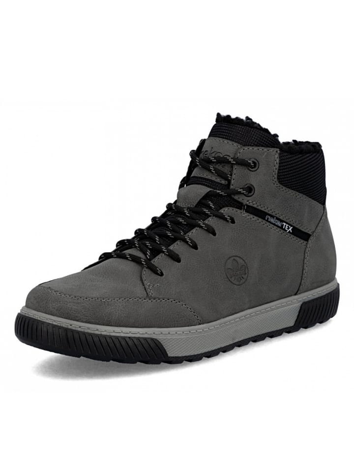 Schnürstiefel in Grau