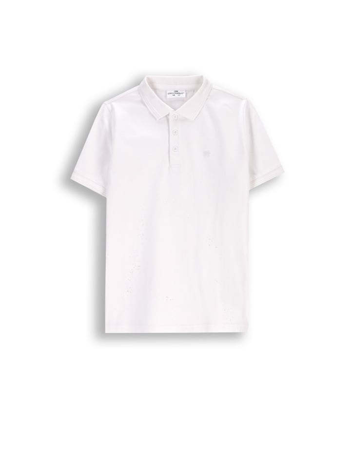 T-Shirt mit kurzen Ärmeln in weiß