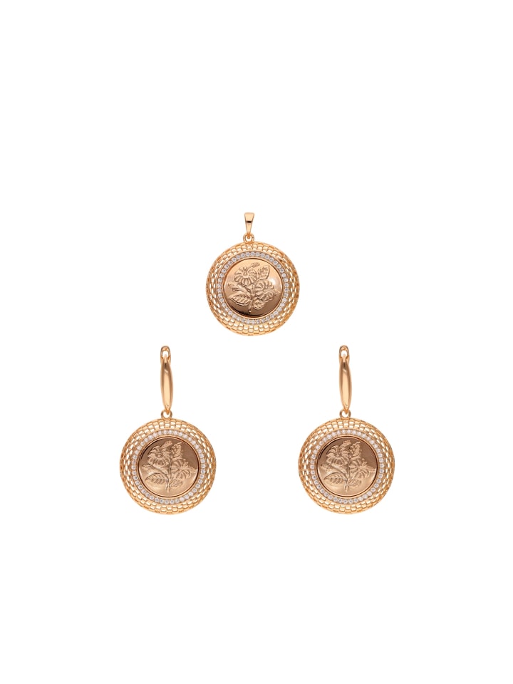 Women Jewelry Set in Rose Gold